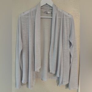 Prana Waterfall Open Front Cardigan Flowy Casual Layering Travel Vacation Spring